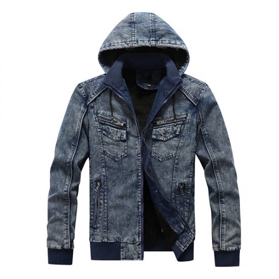 Men Hooded Coats High Quality Retro Spliced Designer Jackets - Click Image to Close